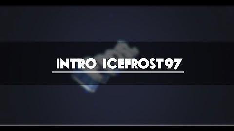 Intro Icefrost97 -Intro Sync- [C4D&AE]