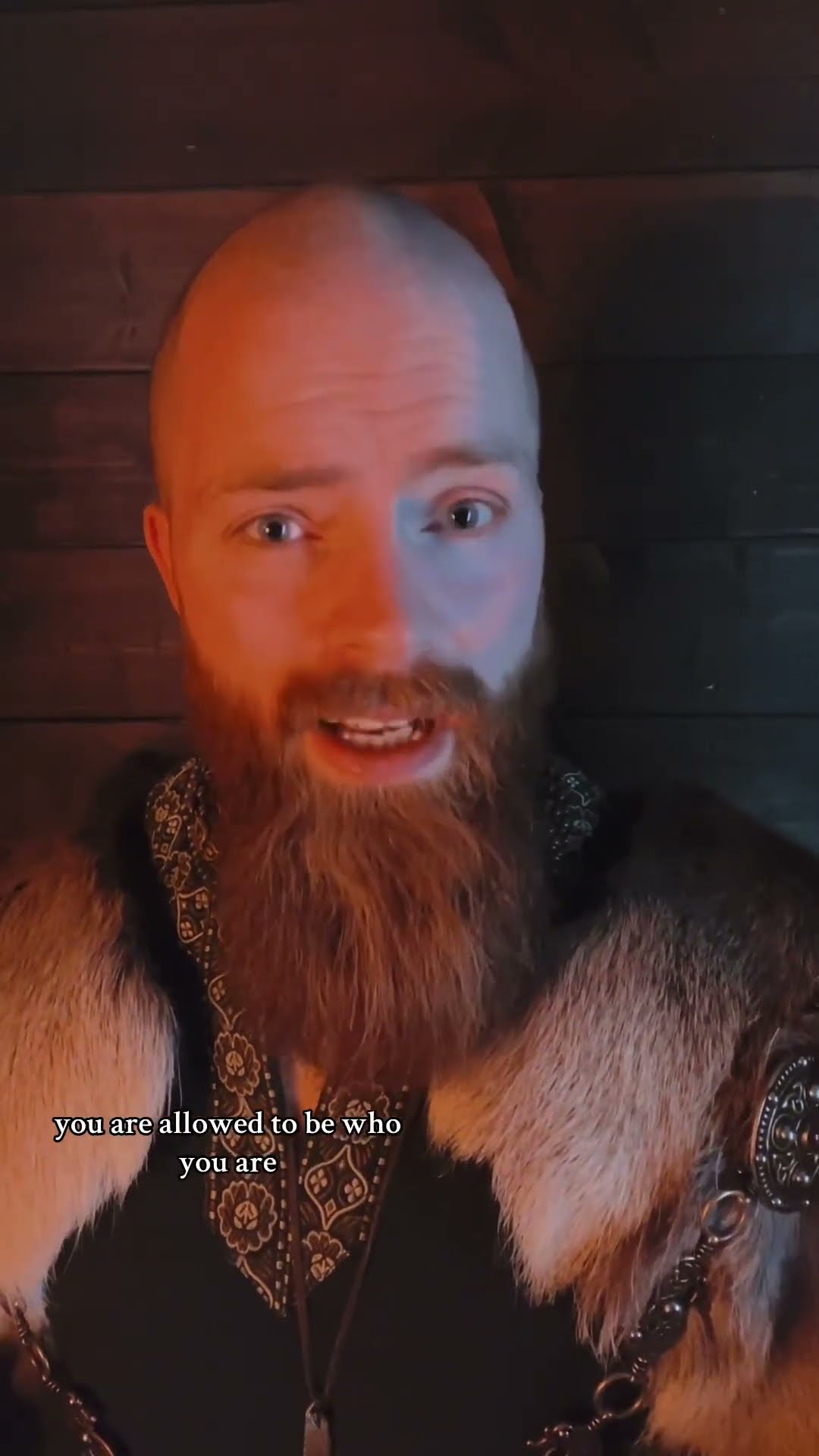 You don’t have to shrink yourself down, be who you are my friend. #vikings #wholesome  #fantasy