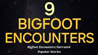 9 BIGFOOT ENCOUNTERS - BIGFOOT ENCOUNTERS NARRATED POPULAR STORIES