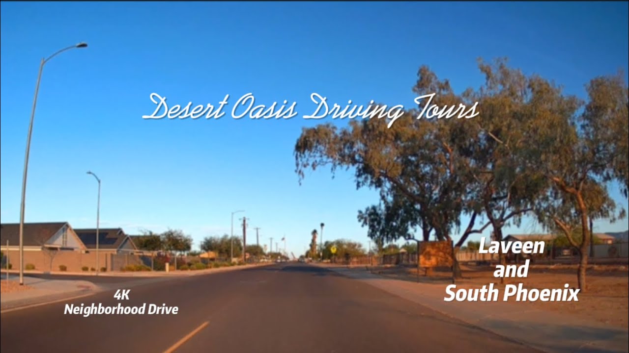 4K Roadscapes | Neighborhood Drive | Laveen and South Phoenix - YouTube