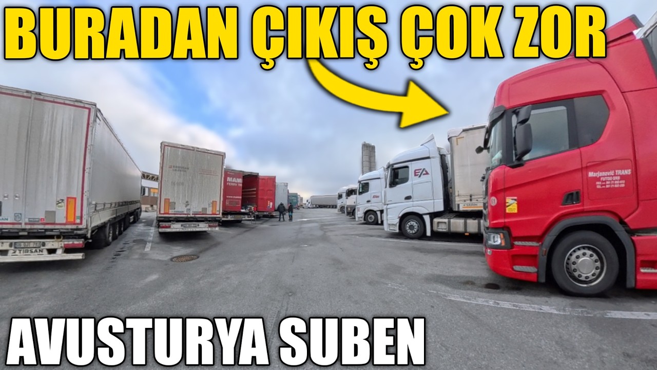 Gümrükte Hayat Duruyor: Avusturya Suben Sınır Kapısında 24 Saatlik Çile!