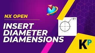 Insert Diameter dimensions in Drawing View | NX Open | Parametric Krish