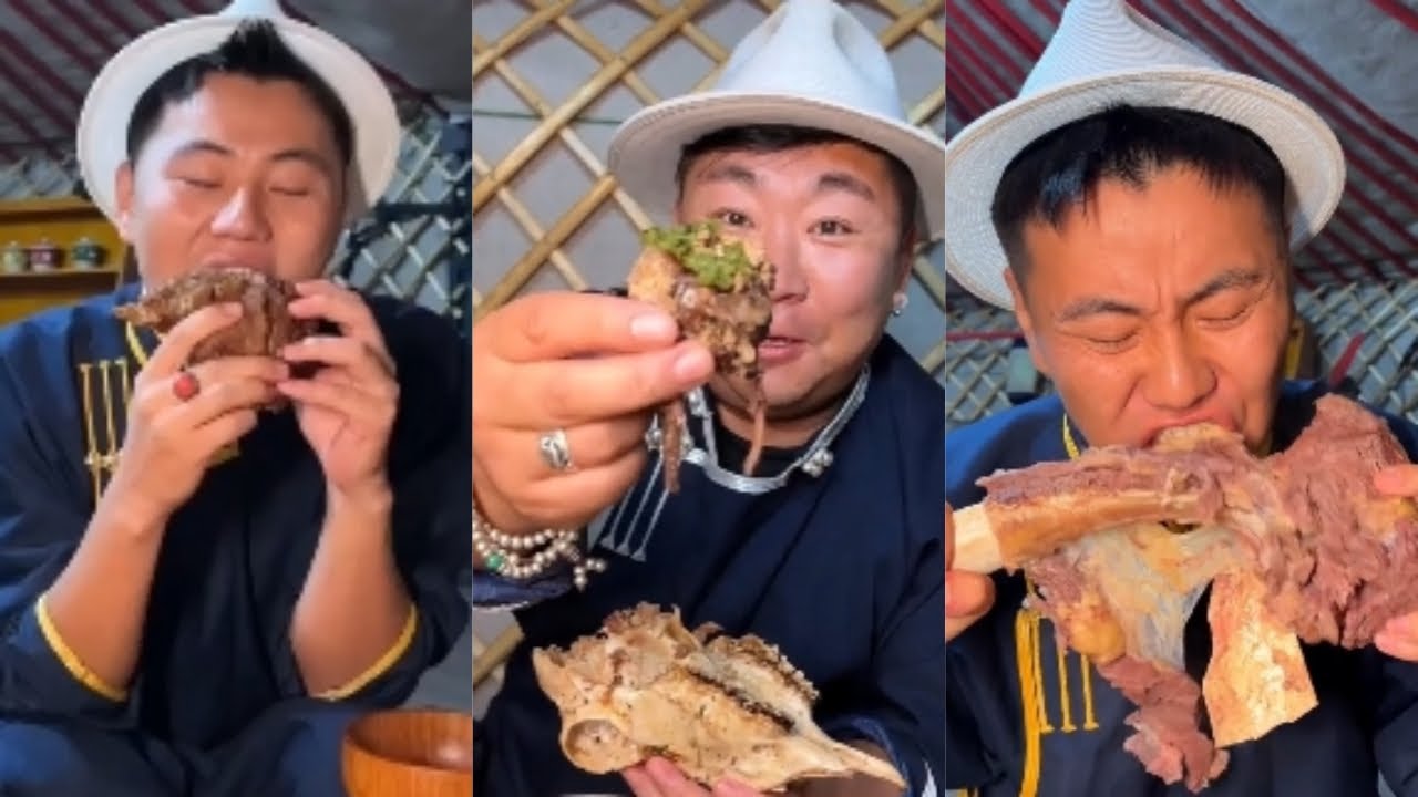 Монгол Бату делится своей пастбищной жизнью и монгольской кухней!