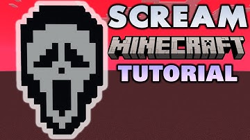 [EASY] How to Make Ghostface in Minecraft - Scream Movie Pixel Art Tutorial