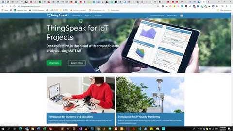 Creating a ThingSpeak Channel for IoT