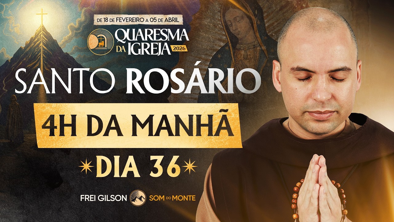 Santo Rosário | 36° Dia | Quaresma 2026 | 31/03 | 03:40 | Live Ao vivo
