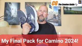 My FINAL PACK WEIGHT for the Camino de Santiago 2024