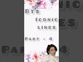 BTS Iconic Lines Part 5 𝔹𝕋𝕊 Iconic Lines Of BTS Bts Youtubeshorts Btsedits