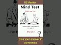 Mind Test #brainchallenge #geniusmindset #iqleveltest