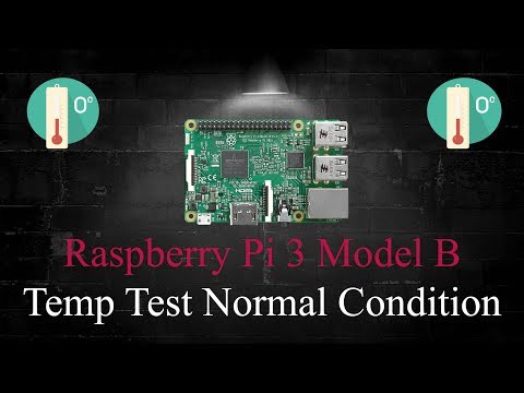 Temperature Check Normal Condition Raspberry Pi 3