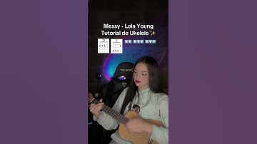 Thumbnail of Messy de Lola Young en el Ukelele✨ (TUTORIAL FÁCIL) #flightukulele #shorts