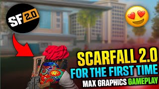 First Time Playing ScarFall | Crazy Battle Royale Experience 🔥#scarfall#scarfallgameplay#sf20