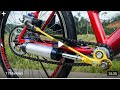 I_INSTALLED_A_PNEUMATIC_MOTOR_ON_MY_BICYCLE!_EVERYONE_WAS_AMAZED
