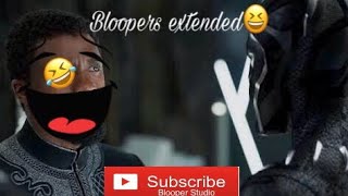 BLACK PANTHER FUNNIEST BLOOPERS||EXTENDED