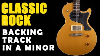 Video thumbnail of "Classic Cinematic Rock Backing Track in A Minor - Easy Jam Tracks"