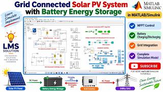 Grid Connected Solar PV System with Battery Energy Storage in MATLAB/Simulink