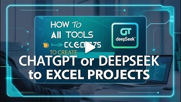 Do Your Excel Project Work Smartly Using AI Tools (ChatGPT & DeepSeek)