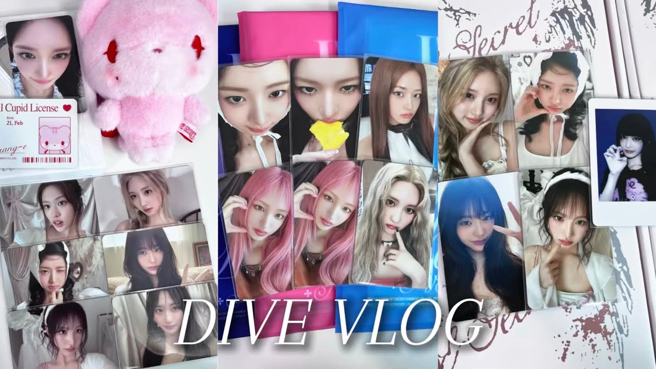 [ 다이브로그 #19 ] 끊고 싶어도 끊을 수 없는 앨범깡😆 | 아이브 | 덕질로그 | 앨범깡 | 포카 | 미공포 | 시크릿 | 럭드 | 위드뮤 | 스스퀘 | 뮤직코리아 | 맂프