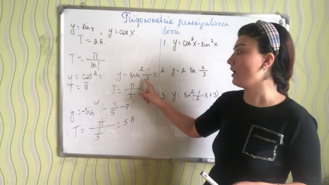 Triqonometrik funksiyaların dövrü nece tapılır?