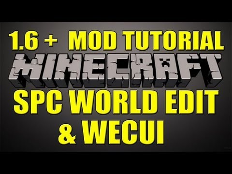Minecraft 1.6+ Single Player Commands , World Edit and CUI Mod Install Tutorial