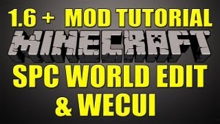 Minecraft 1.6+ Single Player Commands , World Edit and CUI Mod Install Tutorial