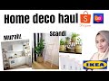 Home deco haul shopee lazada ikea  aidilfitri simple preparation 