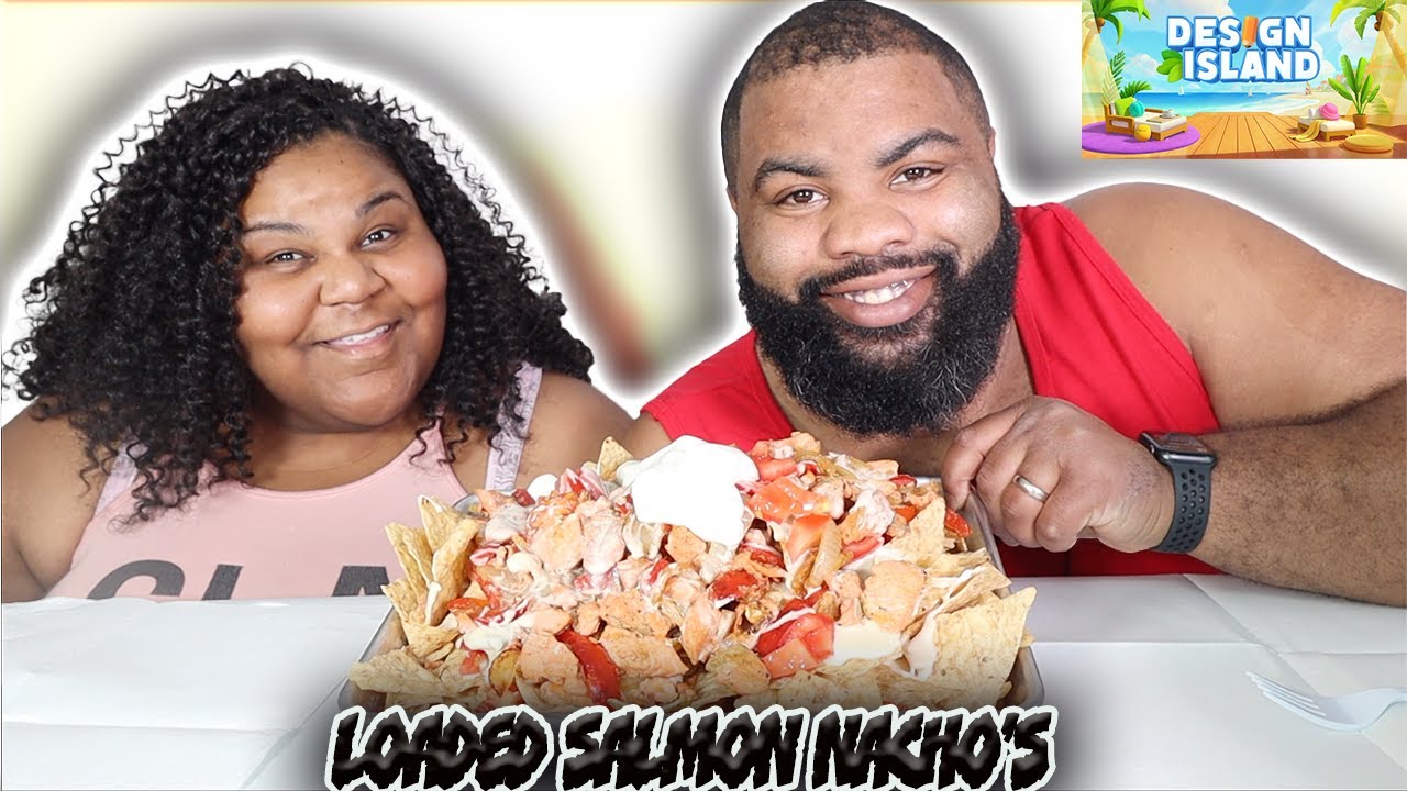 LOADED CHEESY SALMON NACHOS| $50 GIVEAWAY