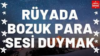 Rüyada Bozuk Para Sesi Duymak - Rüya Tabiri - [Rüya Deposu]
