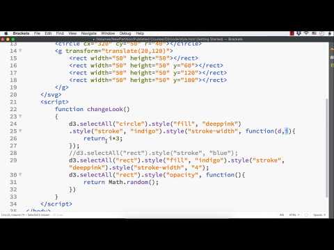 D3.js: Style Elements using Constants and Functions in D3 - Part 2