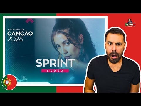 EVAYA 🇵🇹 "Sprint" | Festival da Canção 2026 | REACT