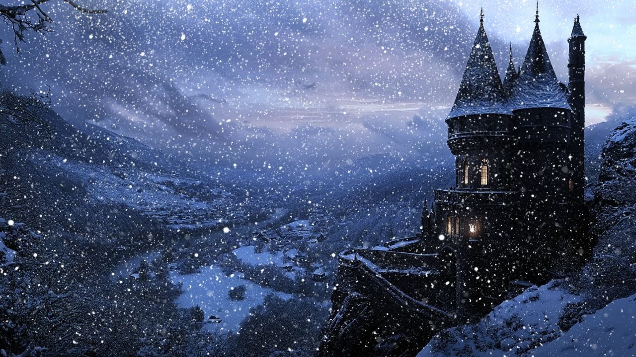 Blizzard Storm Sounds | Relaxing Winter Background Sounds | Heavy Wind ...