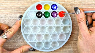 24 Colors Made from Just 3 Primary Colors | Acrylic Color Mixing Tutorial