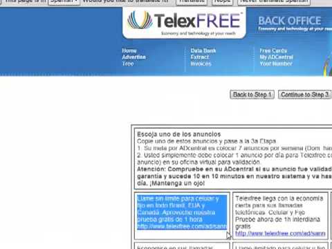 TELEX FREE TU OFICINA VIRTUAL (Trabajar Desde Casa Con Internet)