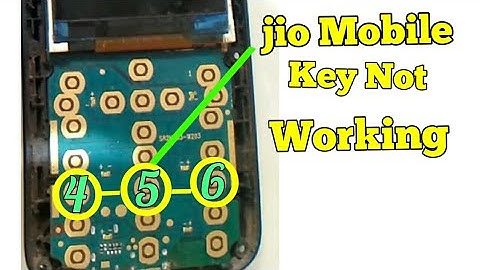 jio Mobile F81E 4,5,6 Key Not Working Problem Solution