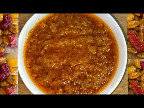 7 Minute African Pepper Sauce | Recipe with measurements | 🌶 #chilisauce