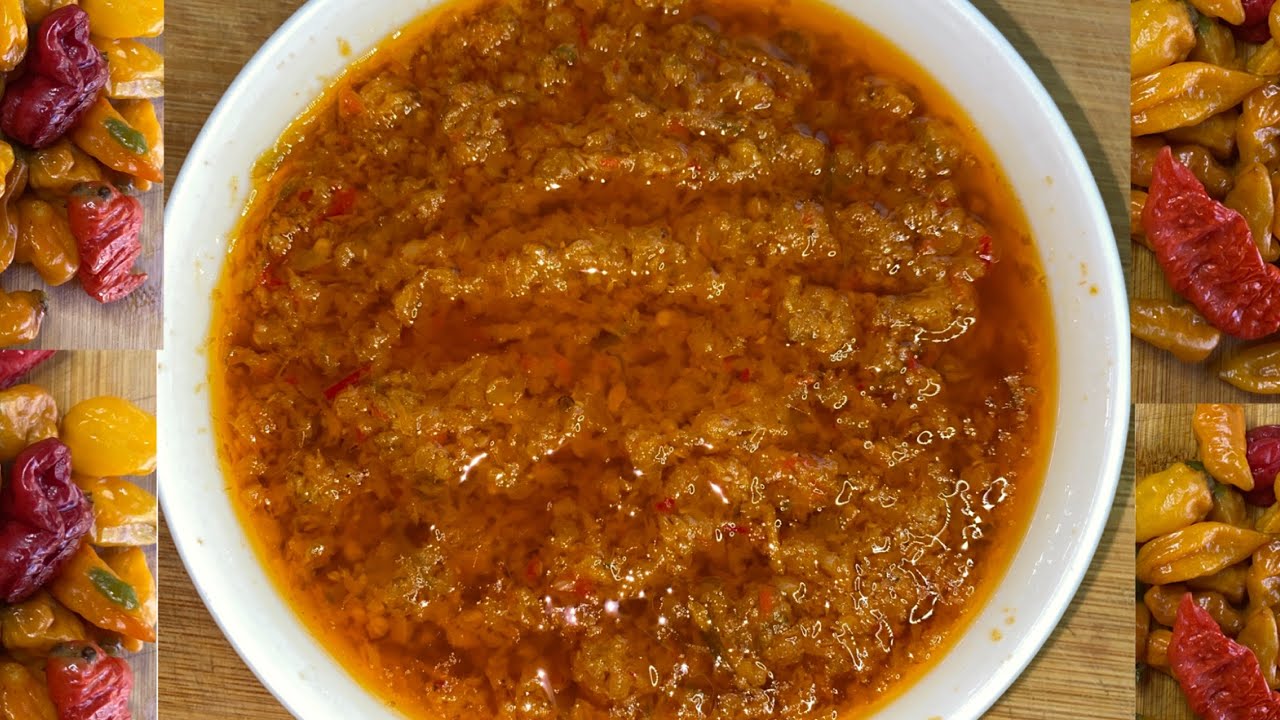 7 Minute African Pepper Sauce Recipe Very hot and spicy 🌶 