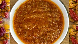 7 Minute African Pepper Sauce Recipe | Very hot and spicy | 🌶 #chilisauce