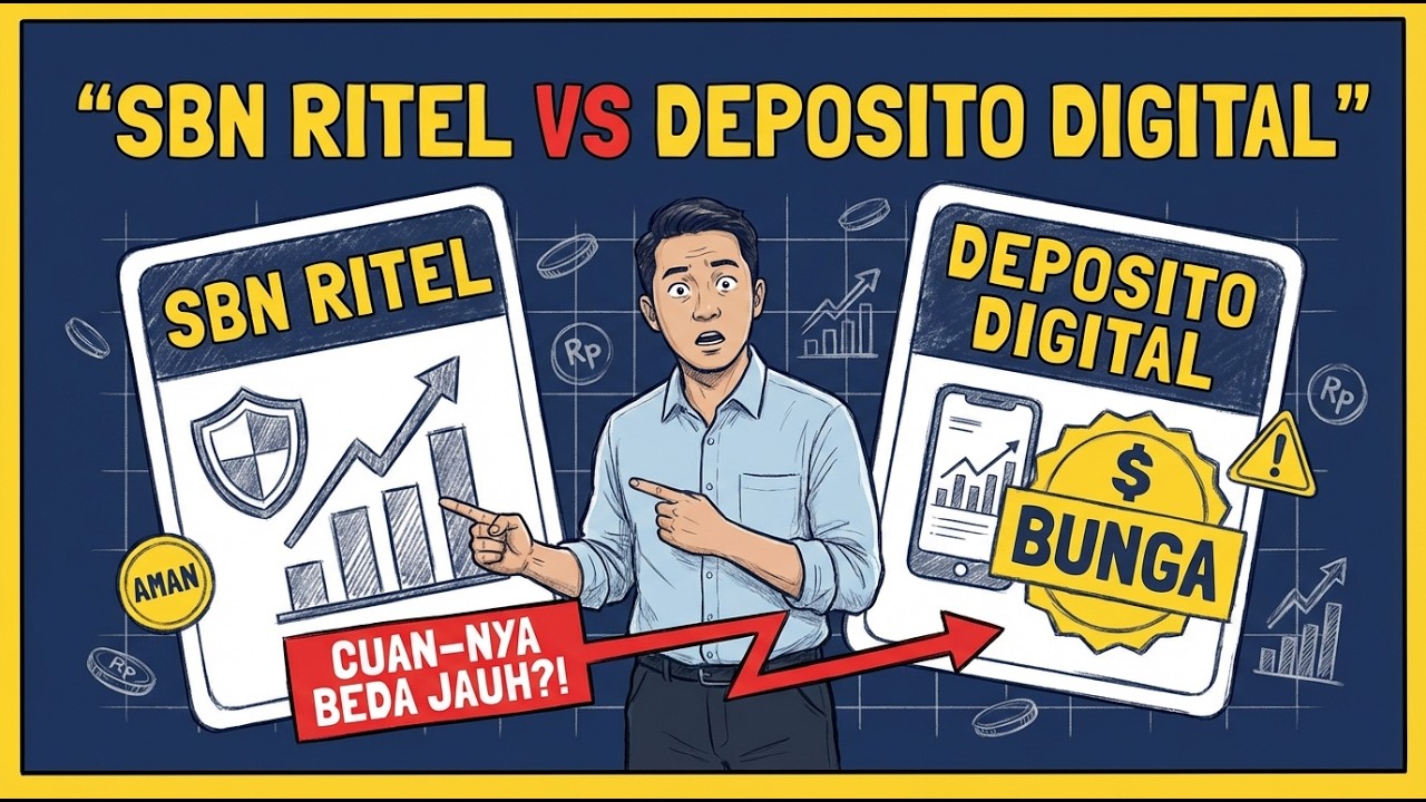 PUNYA UANG DINGIN RP 100 JUTA: LEBIH UNTUNG MASUK SBN RITEL ATAU DEPOSITO BANK DIGITAL ?