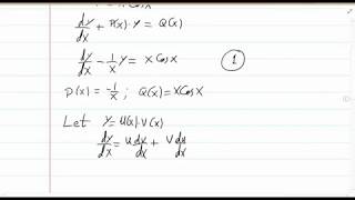 ODE HW3 Q1 a), using the Bernoulli Method