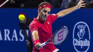 Roger Federer vs Stefanos Tsitsipas - Basel 2019 Semifinal: Highlights