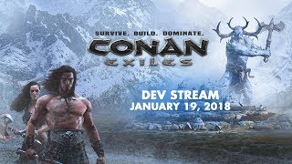 Conan Exiles dev stream - Let's Teach Andy How To Play