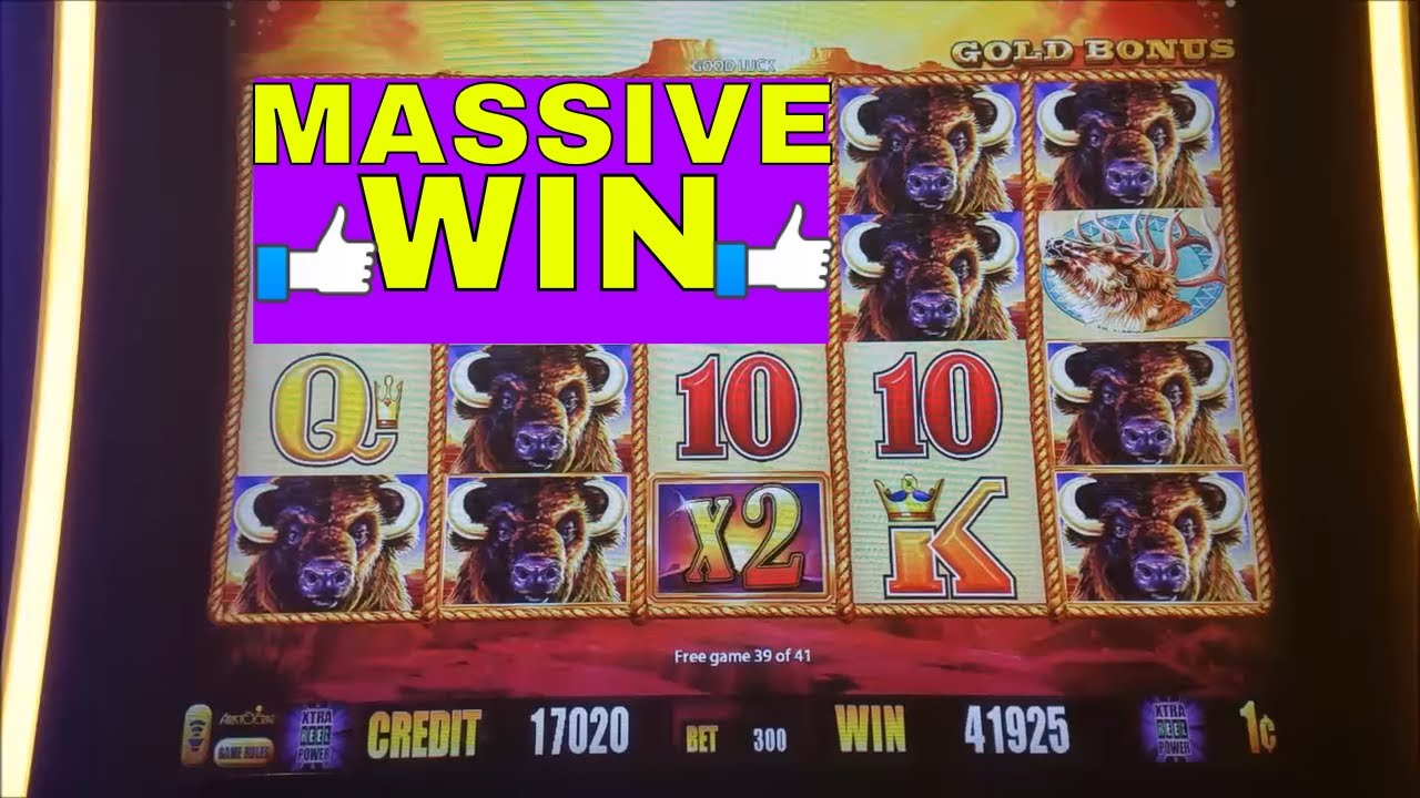 buffalo slots biggest win