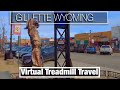 City Walks - Gillette Wyoming - Treadmill Travel Walk in the powder River basin - Virtual Walks