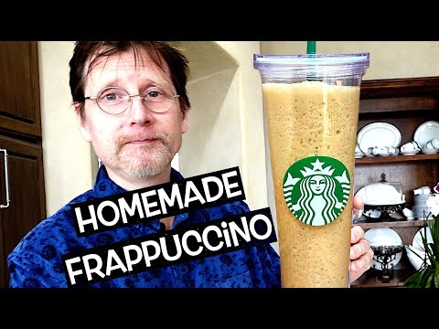 Make Your Own Starbucks Coffee Frappuccino AT HOME!