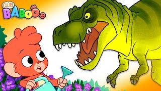 Club Baboo Dinosaurs for Kids | Funny Dinosaur Cartoon videos | T-Rex and other dinosaurs