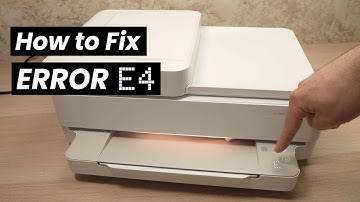 How To Fix ERROR E4 on HP Envy Printer (6000 6020 6050 6055 6055e 6075,6452e , 6455e,)