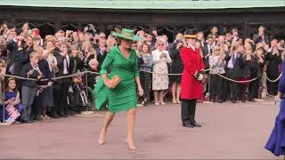 Royals arrive for Princess Eugenie