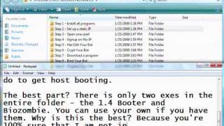 How To Host Boot: Program Included!  100% Clean!