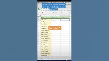 How To Split Text in Google Sheets. #excelshorts #googlesheets