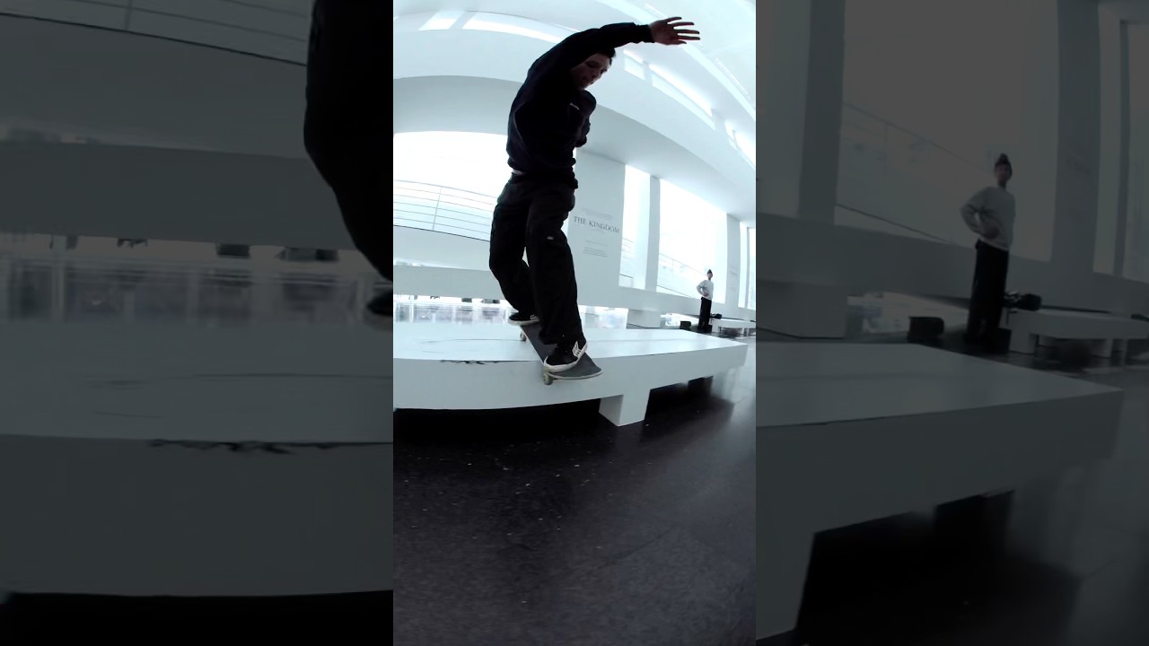 José Cantillana skating inside the MACBA museum. Filmed by Blai Costa. 